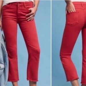 Mavi Red Flare Jeans
